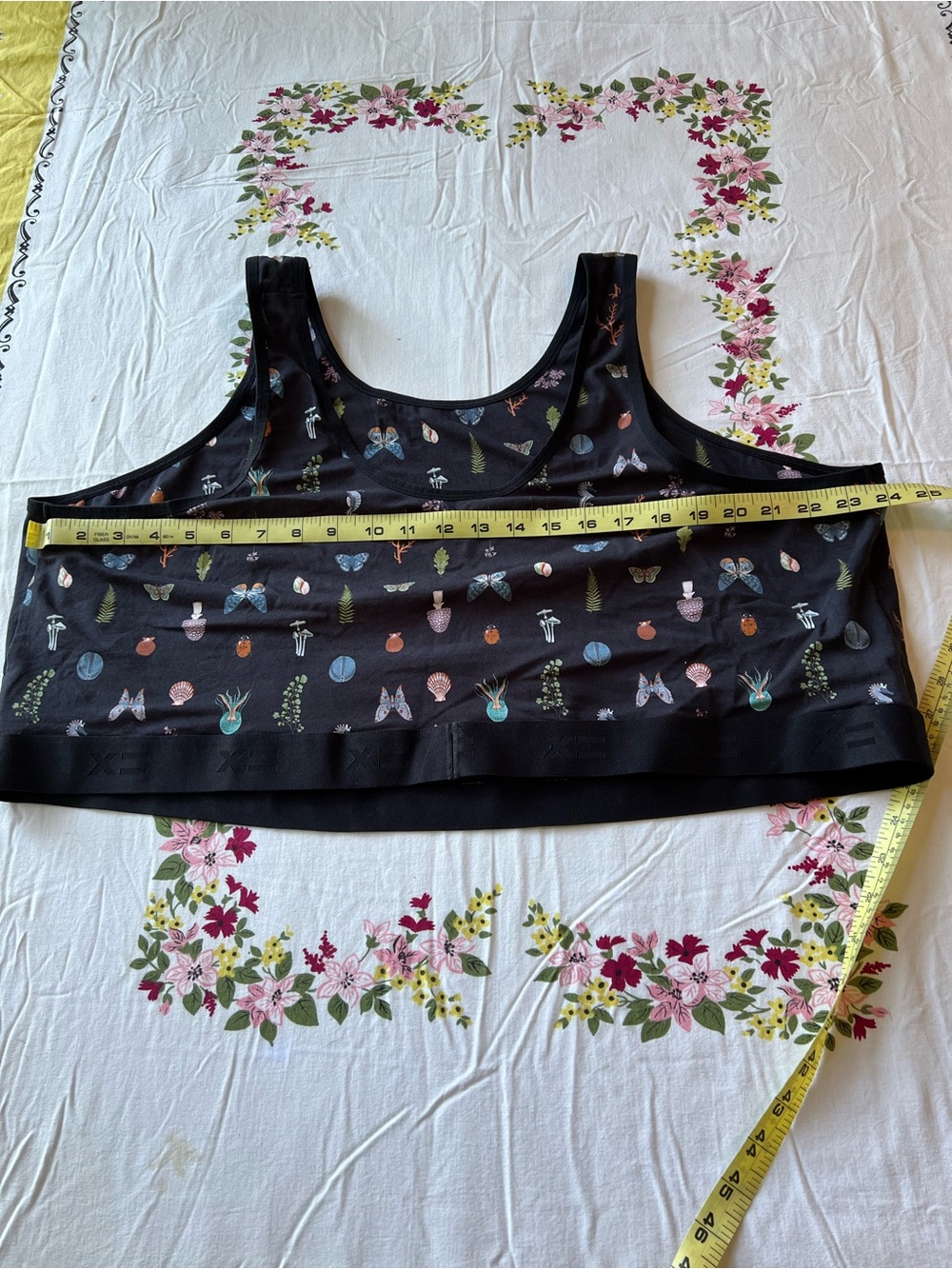 TomboyX Critter Print Scoop Soft Sports Bralette 6X - Picture 4 of 5